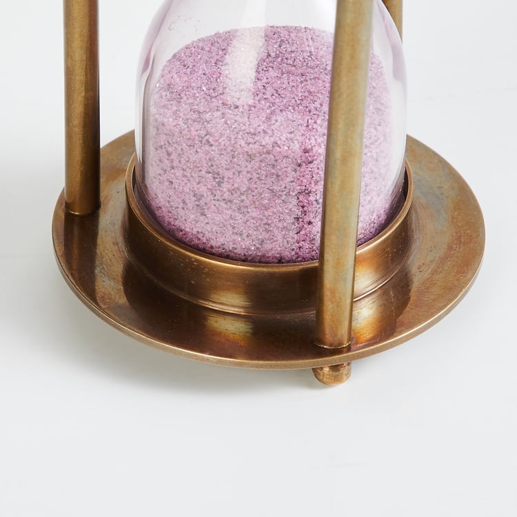 Corsica Cronus Glass Decorative Hourglass 