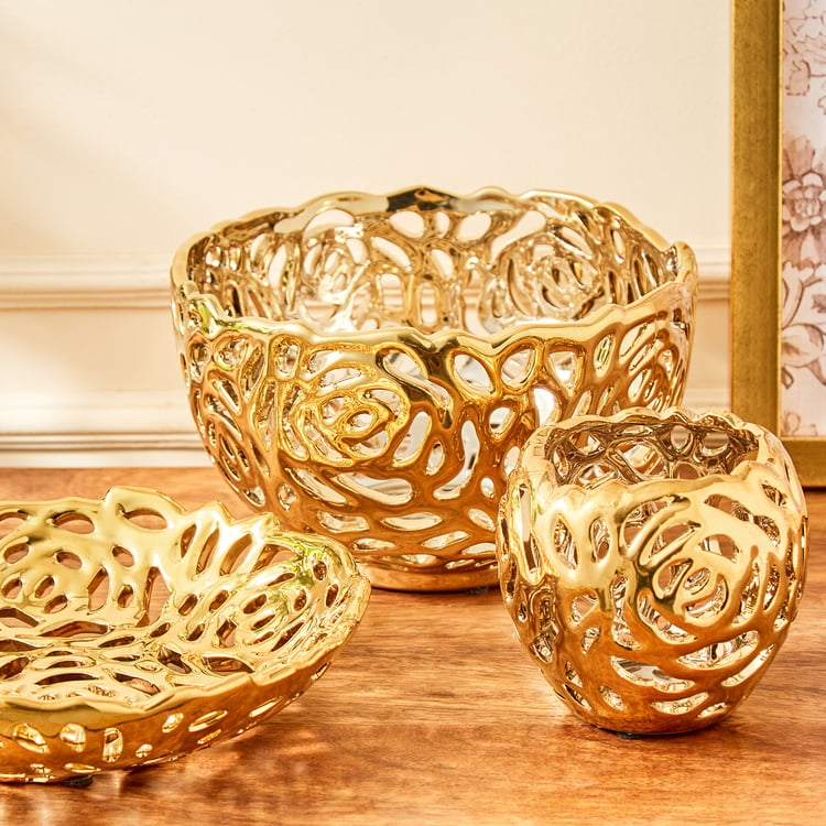 Stellar Stoneware Decorative Bowl
