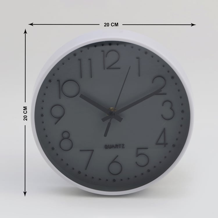 Missle Glass Wall Clock - 20cm