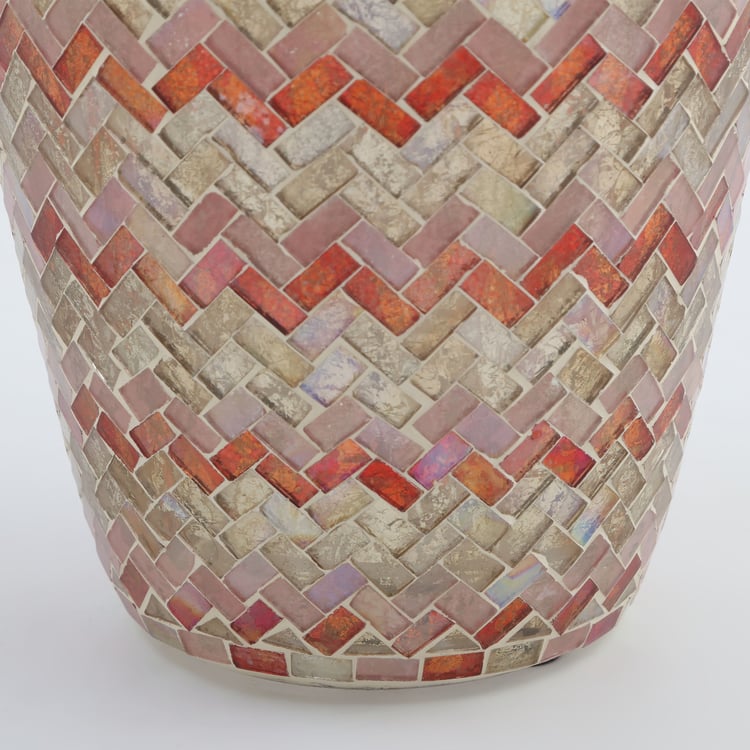 Mabel Decor Glass Mosaic Vase