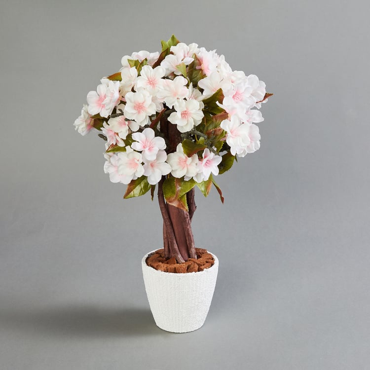 Gardenia Artificial Blossom Tree in Melamine Pot
