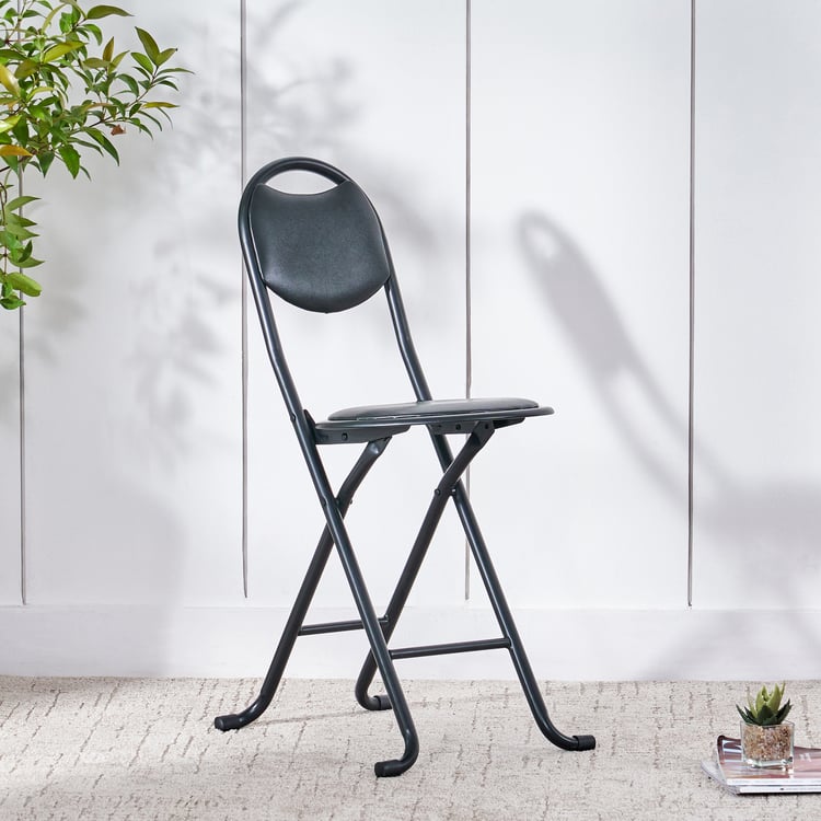 Cindy Metal Folding Chair - Black