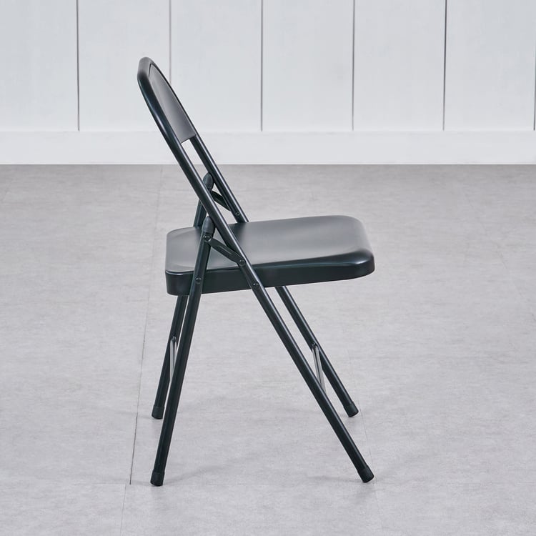 Kristof Metal Folding Chair - Black