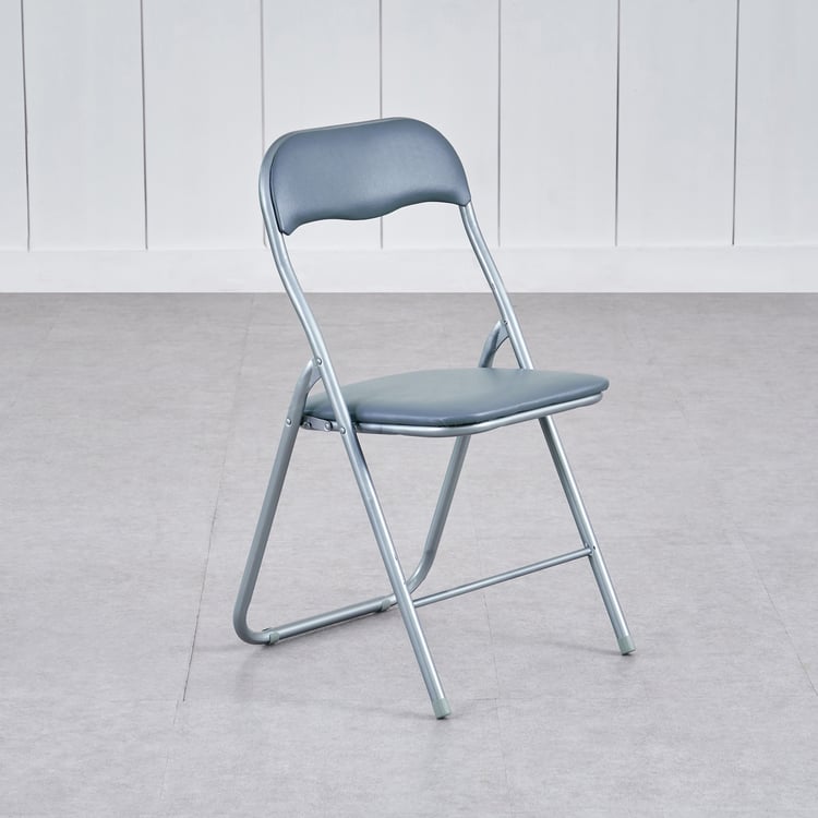 Madonna Metal Folding Chair - Grey