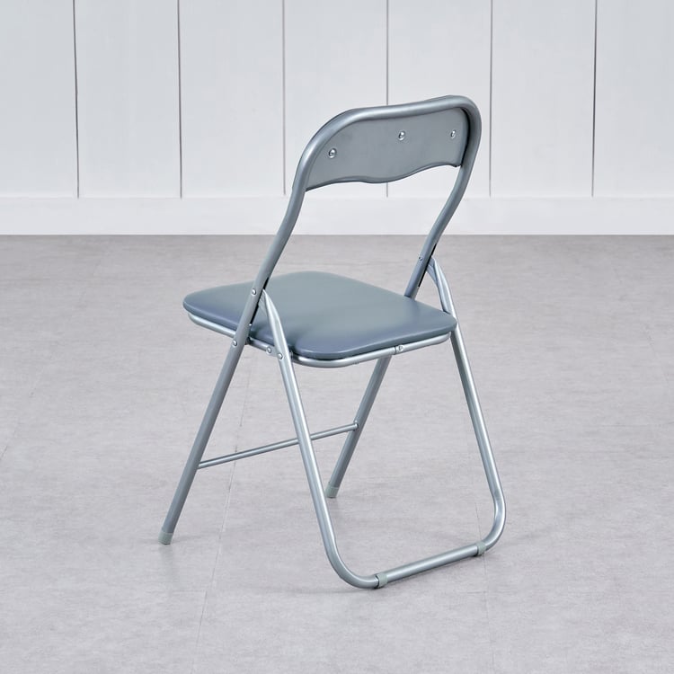 Madonna Metal Folding Chair - Grey