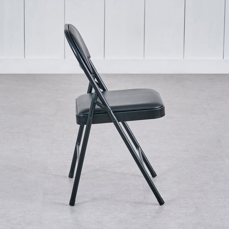 Natasha Metal Folding Chair - Black