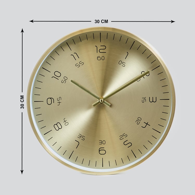Casablanca Luxe Aluminum Wall Clock - 30cm