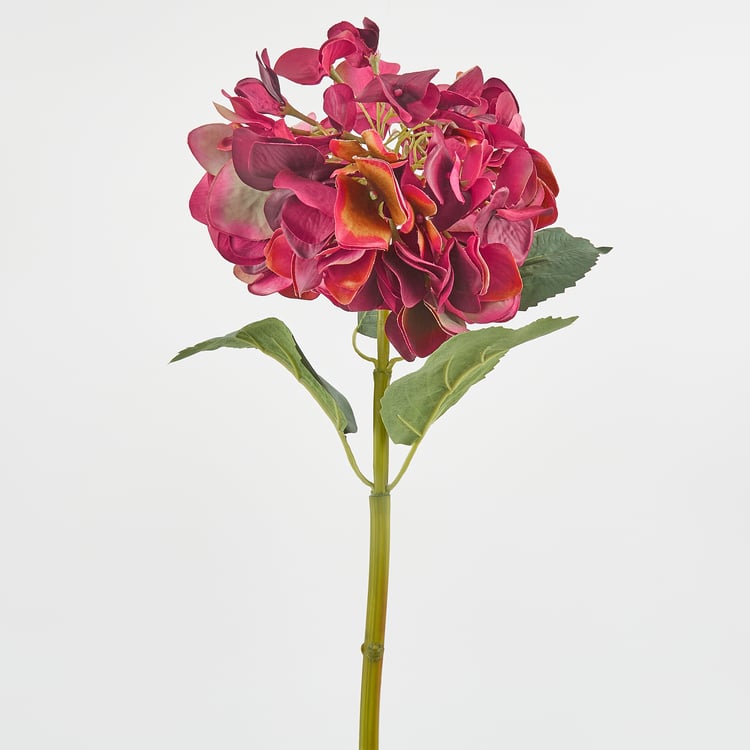 Botanical Spring Hydrangea Artificial Flower Stick - 72cm