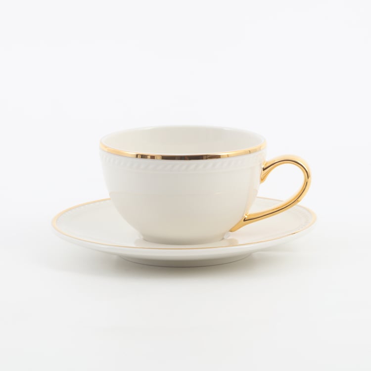 Marshmallow Porcelain Cup and Saucer - 200ml