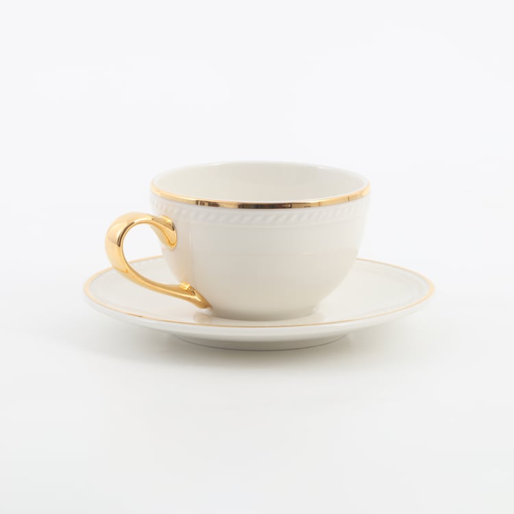 Marshmallow Porcelain Cup and Saucer - 200ml