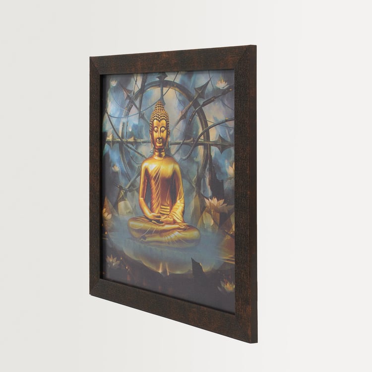 Aura Wooden Buddha Picture Frame - 34x34cm