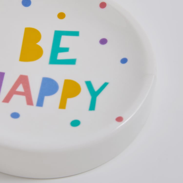 Slate Happy Kids Ceramic Soap Dish