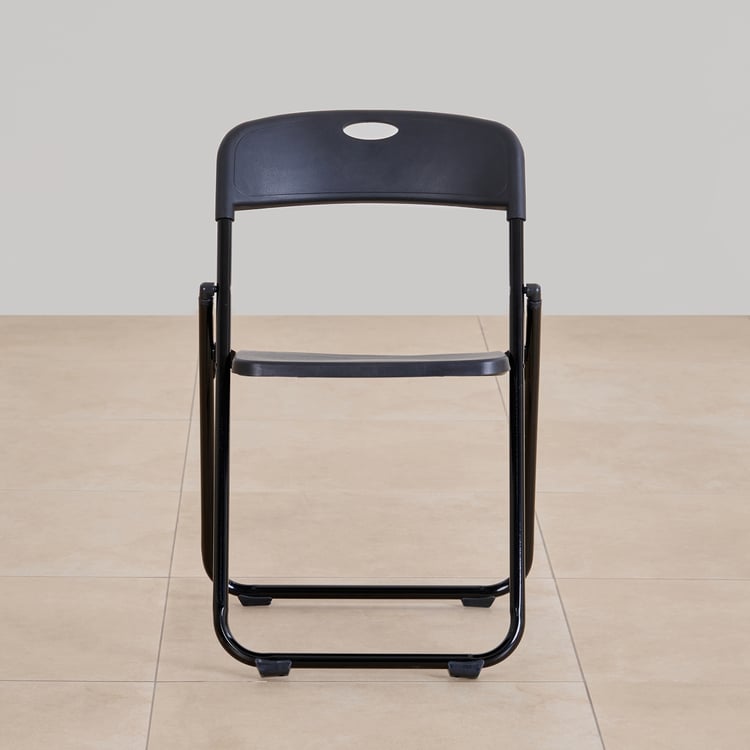 Shalom Polypropylene Folding Chair - Black