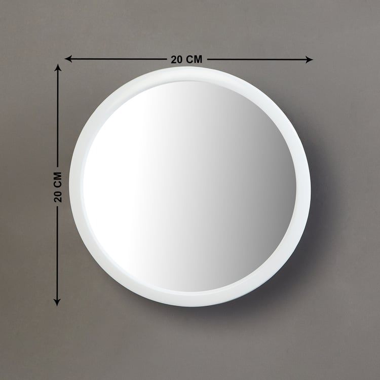 Orion Suction Polypropylene Round Wall Mirror - 20cm