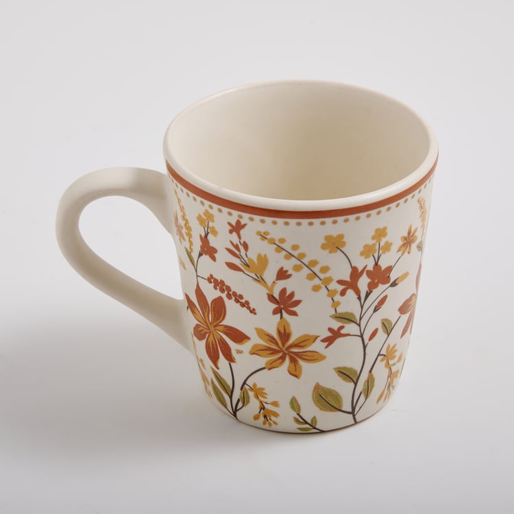 Mohar Stoneware Printed Coffee Mug - 320ml