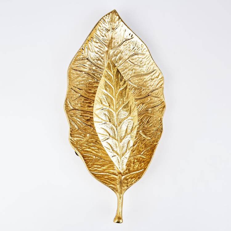 Panorama Metal Leaf Wall Art with Light