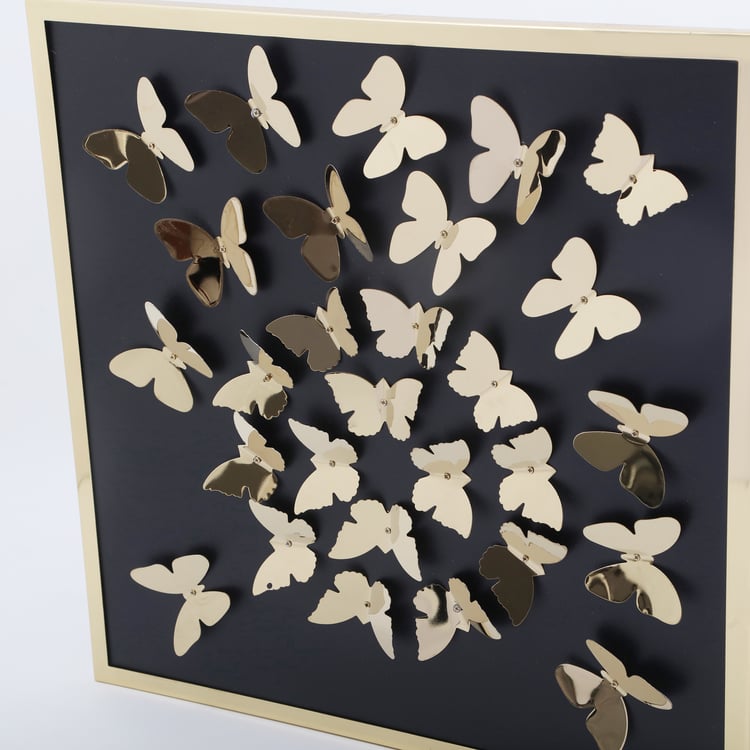 Panorama Iron Butterfly Wall Accent