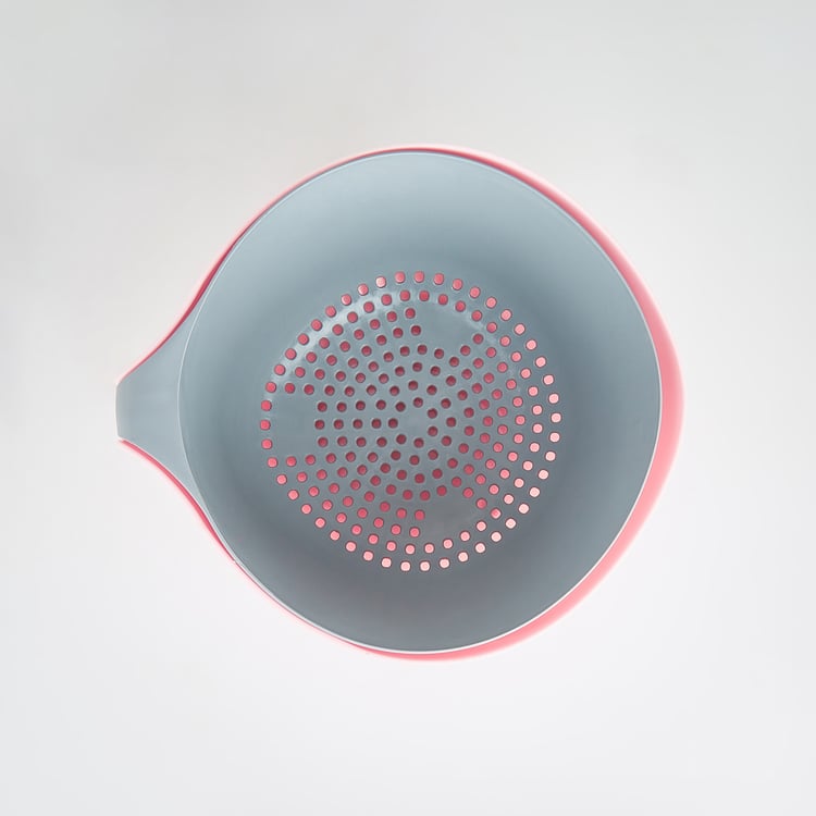 Colour Refresh Polypropylene Colander with Mixing Bowl