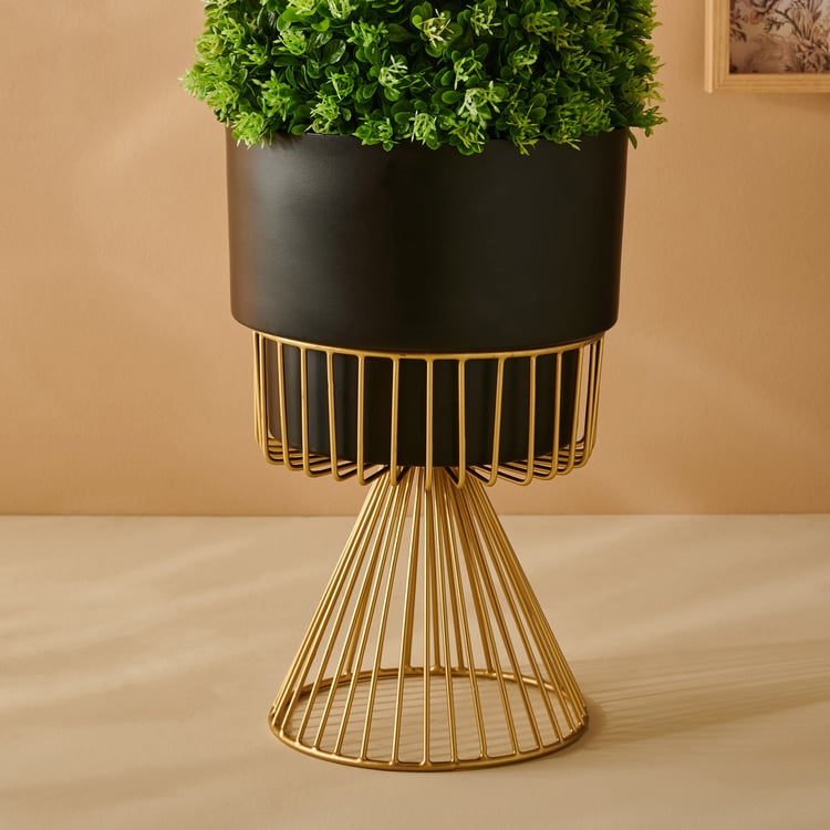 Gloria Metal Planter with Conical Stand