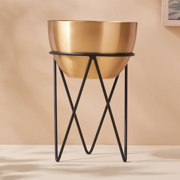 Gloria Metal Planter with Stand