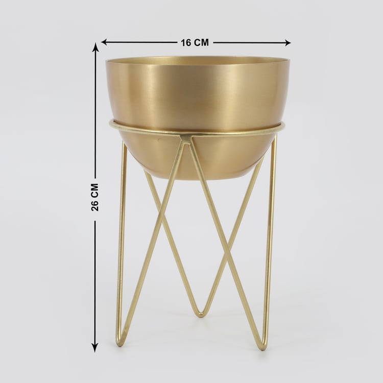 Gloria Metal Planter with Stand