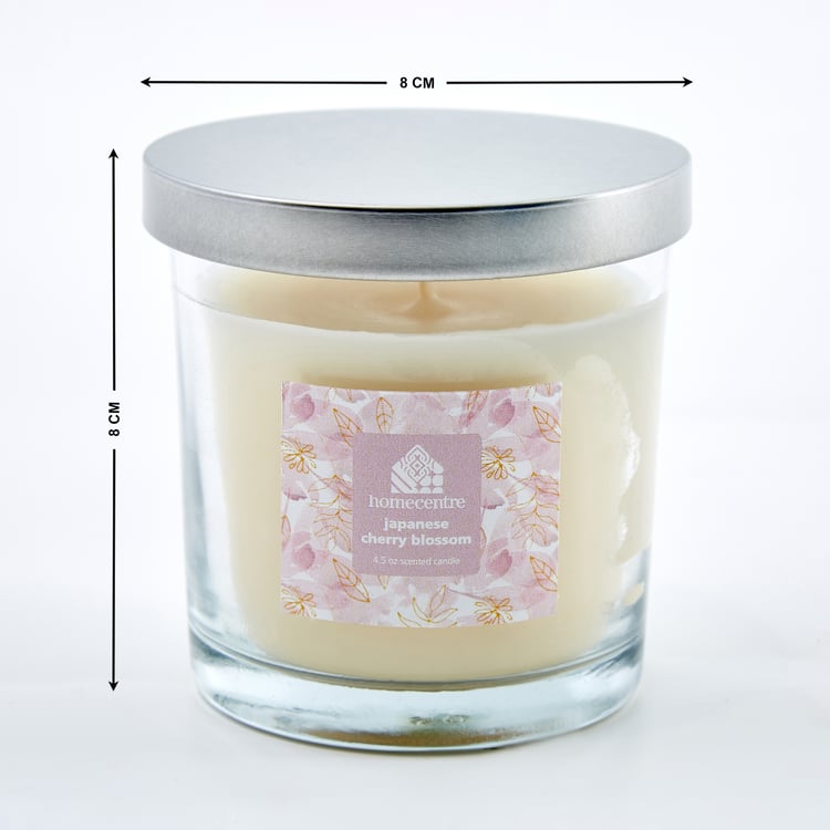 Corsica Japanese Cherry Blossom Scented Jar Candle With Lid