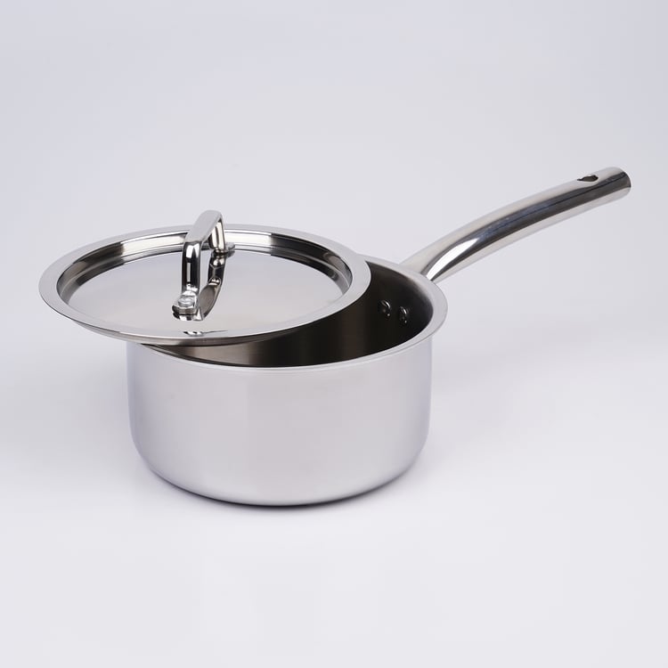 Valeria Carin Stainless Steel Sauce Pan with Lid - 2.3L
