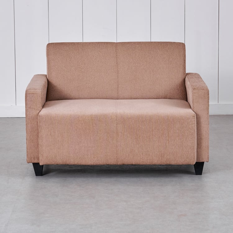 Helios Riley Fabric 2-Seater Sofa - Beige