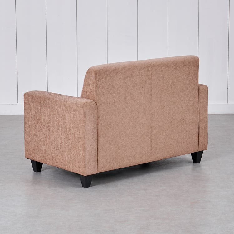 Helios Riley Fabric 2-Seater Sofa - Beige