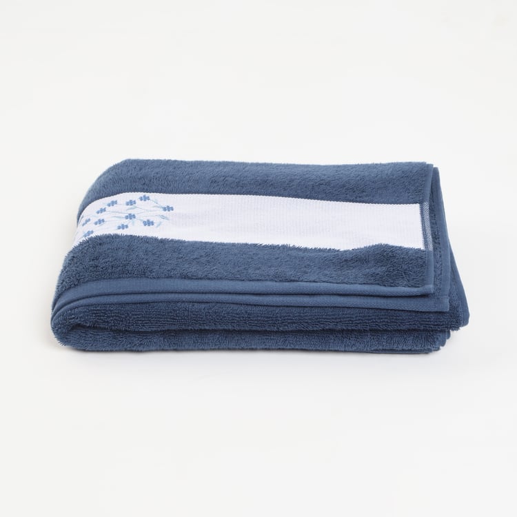 Colour Refresh Essence Cotton Embroidered Bath Towel - 140x70cm