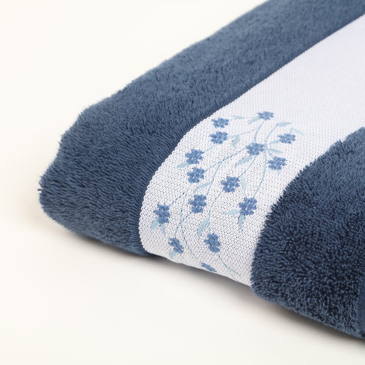 Colour Refresh Essence Cotton Embroidered Bath Towel - 140x70cm