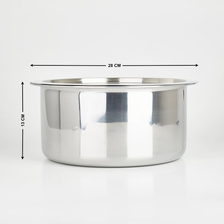 Valeria Carin Stainless Steel Tope with Lid - 5L