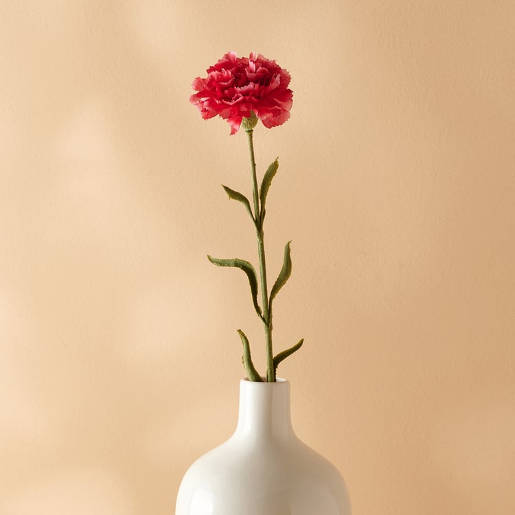 Botanical  Artificial Single Carnation Flower Stick - 61cm