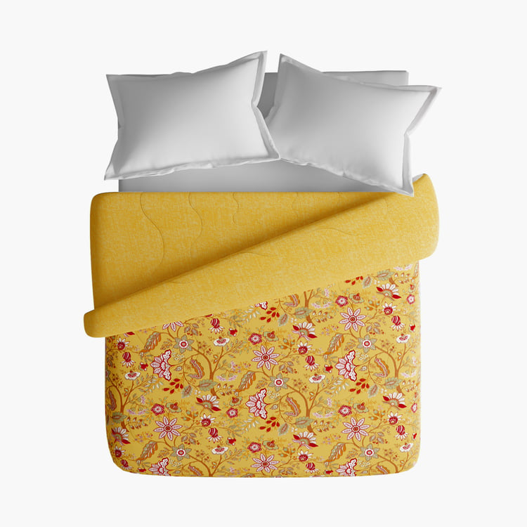 PORTICO Marvella Cotton Floral Print Double Comforter