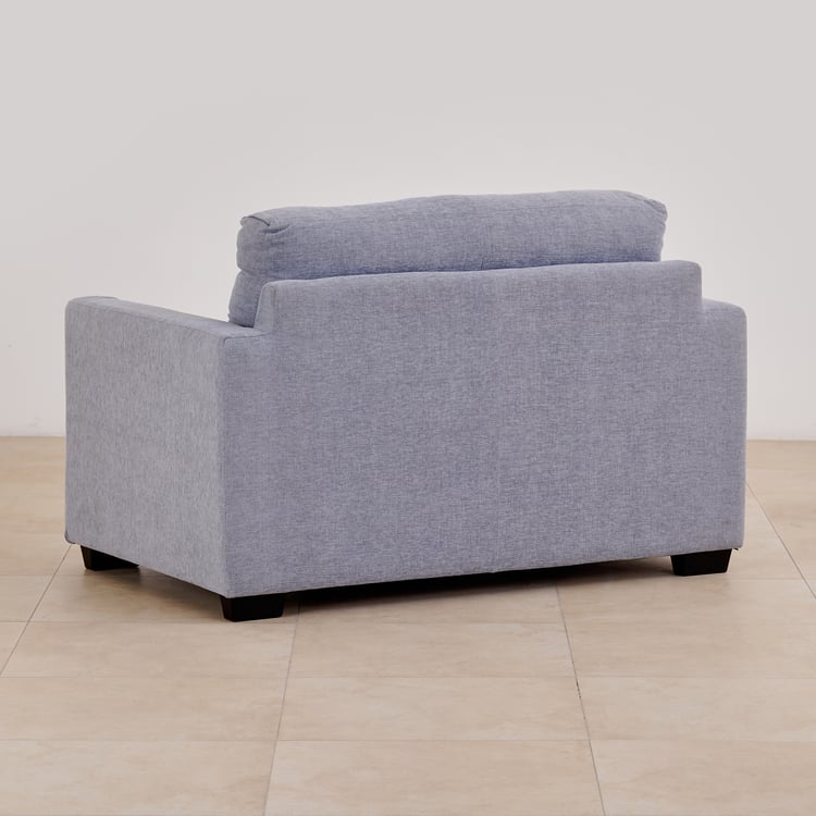 Ellora Fabric 3+2 Seater Sofa Set - Grey