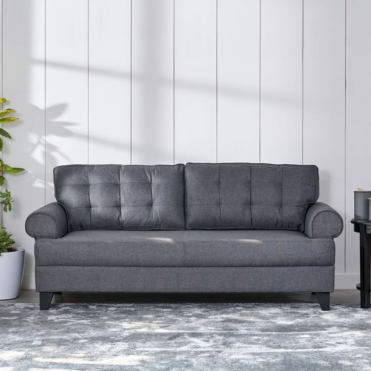 Helios California Fabric 3+2+1 Seater Sofa Set - Grey