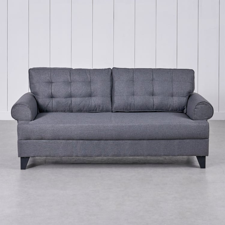 Helios California Fabric 3+2 Seater Sofa Set - Grey