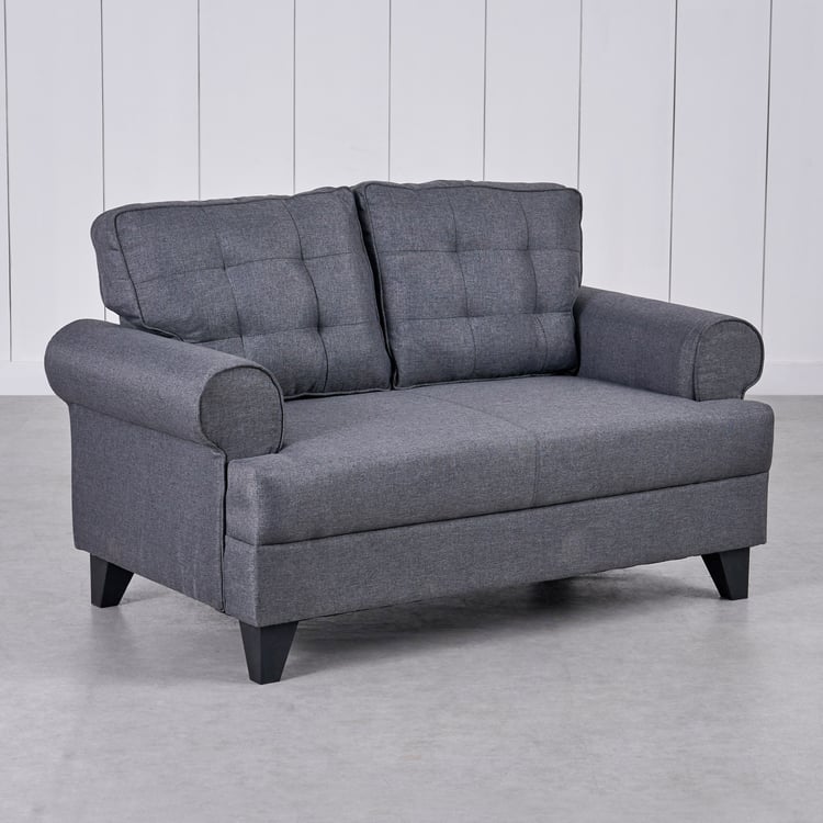 Helios California Fabric 3+2 Seater Sofa Set - Grey