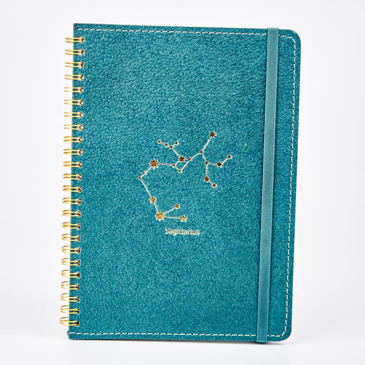 Corsica Zodiac Sagittarius Hard Cover A5 Notebook