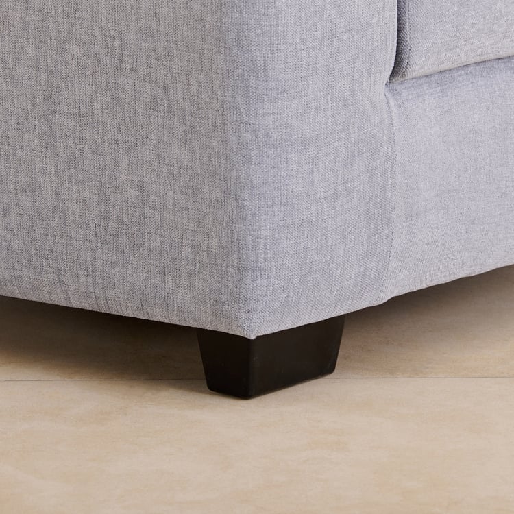 Ellora Fabric 1-Seater Sofa - Grey