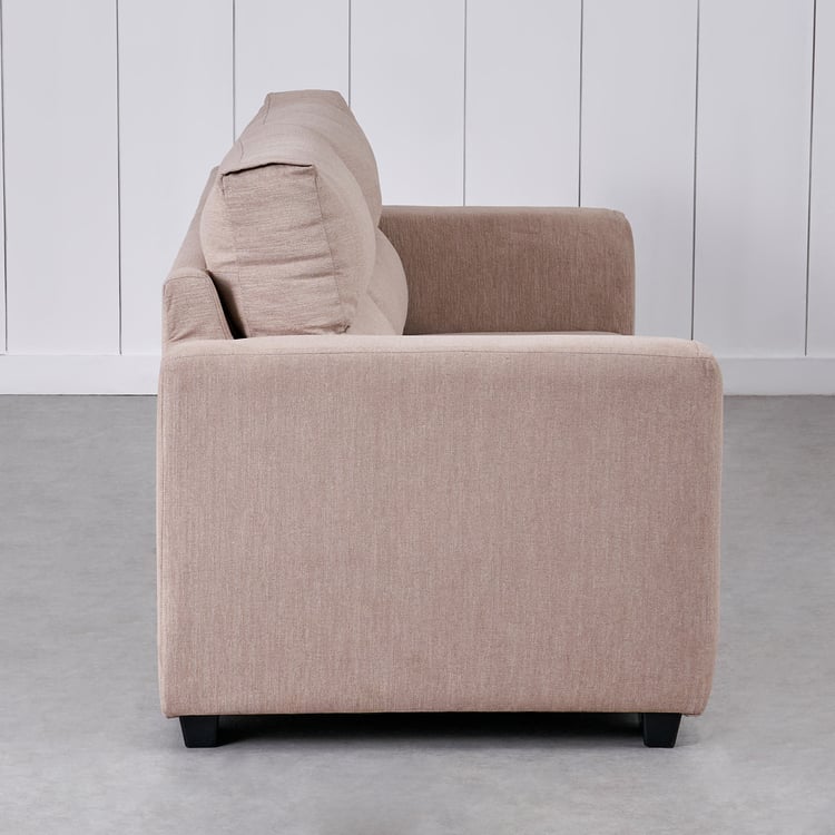 Ellora Fabric 3-Seater Sofa - Beige