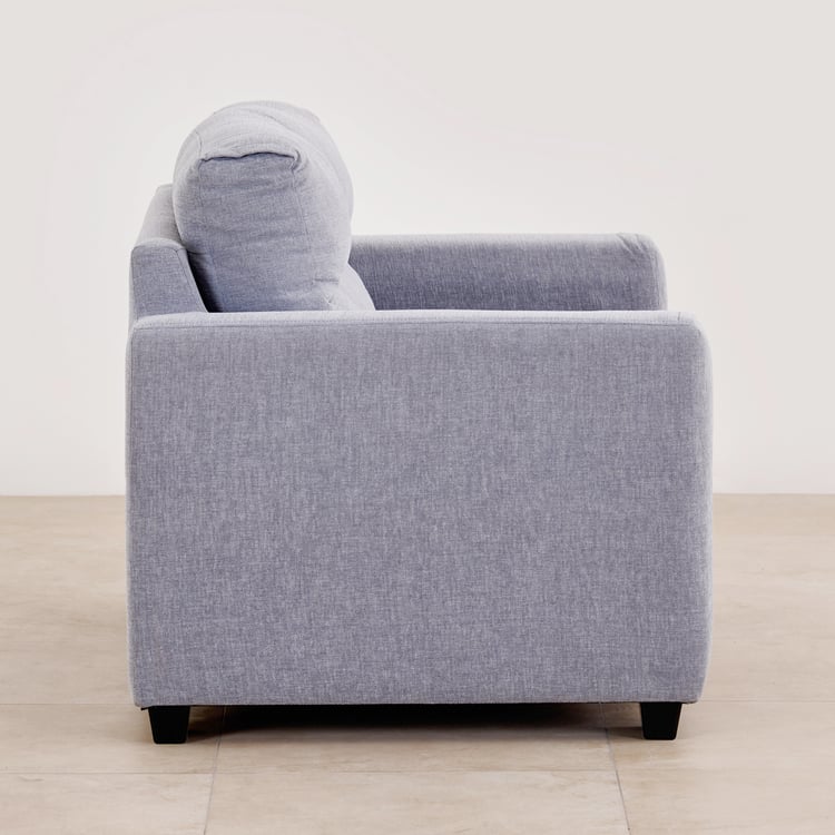 Ellora Fabric 2+1 Seater Sofa Set - Grey