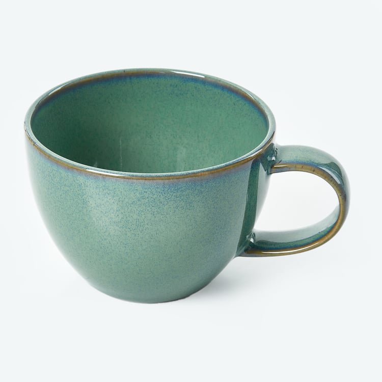 Capiz Verde Porcelain Cup and Saucer - 180ml