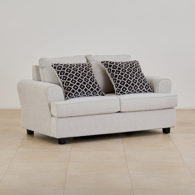 Helios Clasrisse Fabric 2-Seater Sofa - Grey