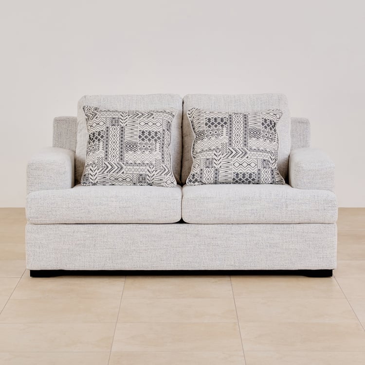 Helios Nicole Fabric 2-Seater Sofa - Beige