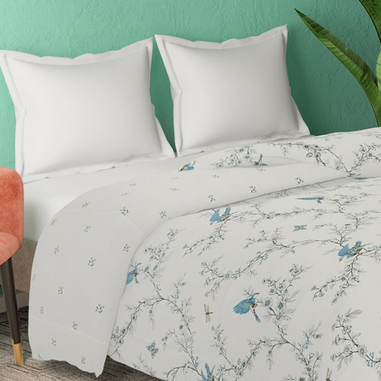 PORTICO Whispering Tales Cotton Printed Double Comforter