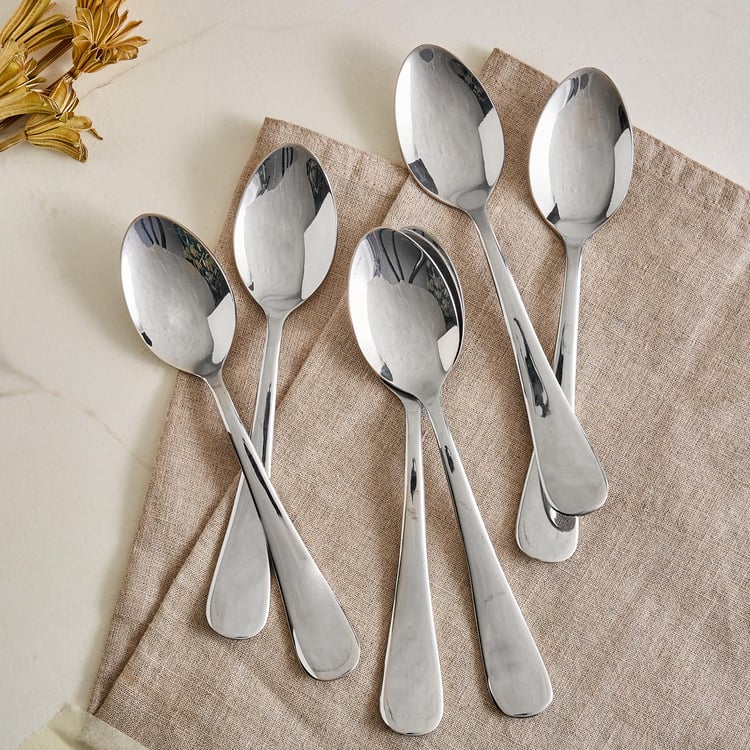Glister Rosemary Set of 6 Stainless Steel Baby Spoons