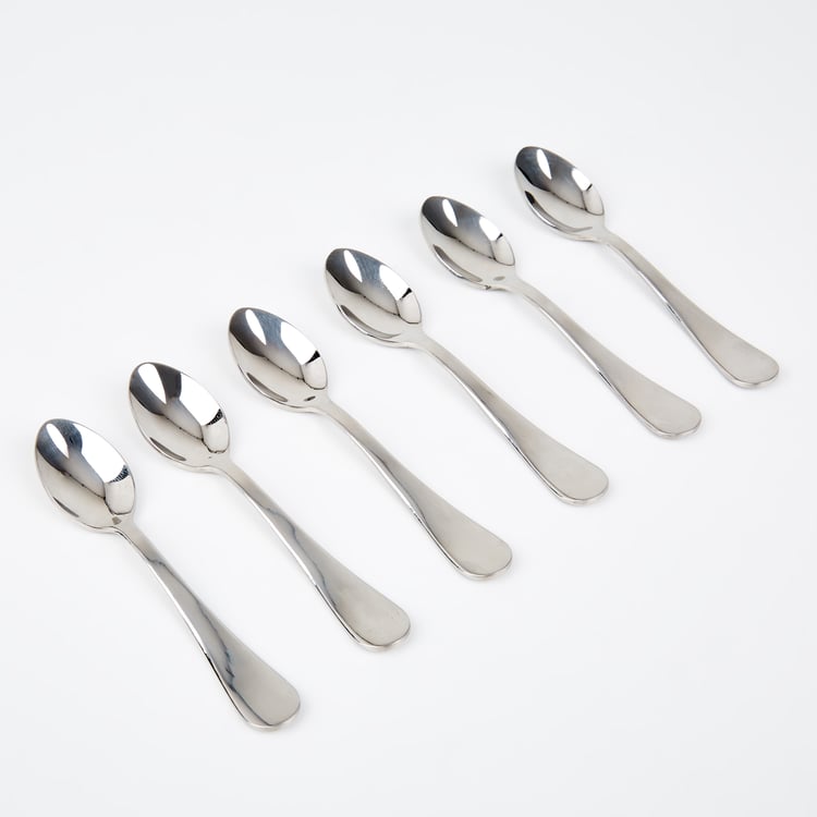 Glister Rosemary Set of 6 Stainless Steel Spice Spoons