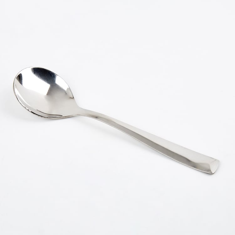 Glister Dune Set of 6 Stainless Steel Soup Spoons