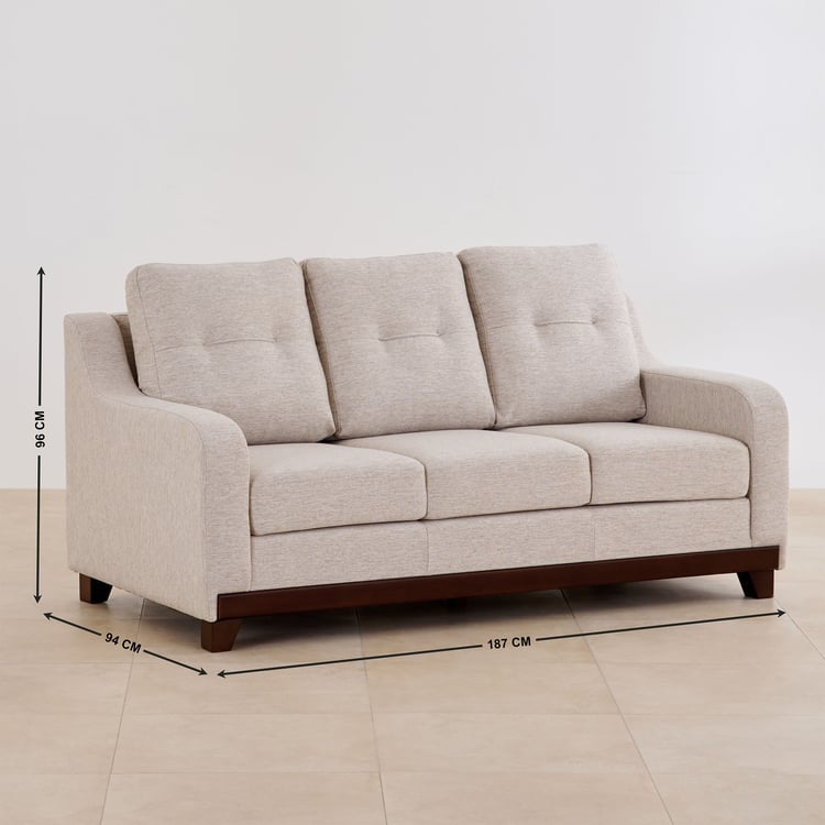 Sylvester NXT Fabric 3+2 Seater Sofa Set - Beige